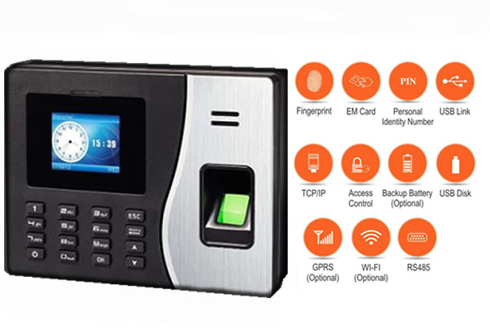 TAS20 Fingerprint readers - time and attendance
